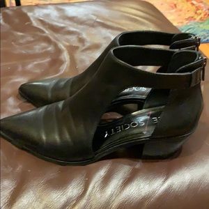 Sole Society Black Boot Heels